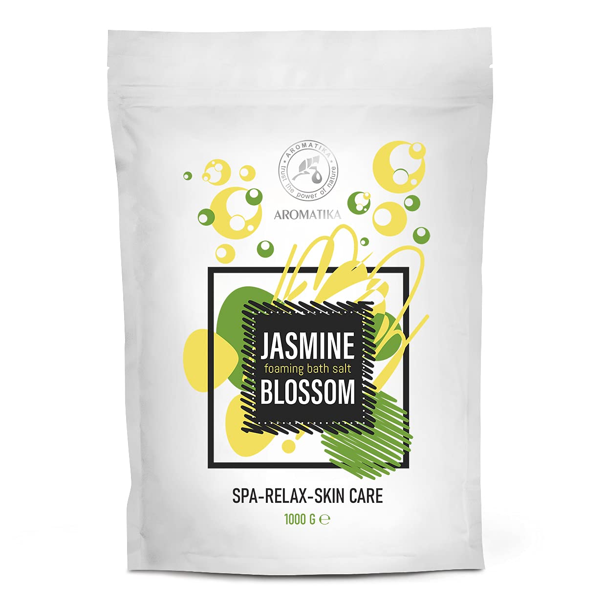 aromatika-schaumbadesalz-jasminbl-te-1000g-bademeersalz-mit-mandel-l-und-jasmin- image 1