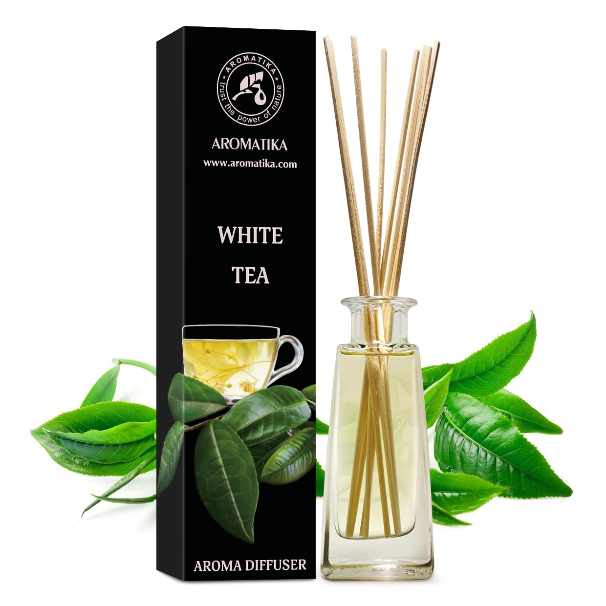 aromatika-raumduft-diffuser-wei-er-tee-100ml-mit-10-bambusst-bchen image 2