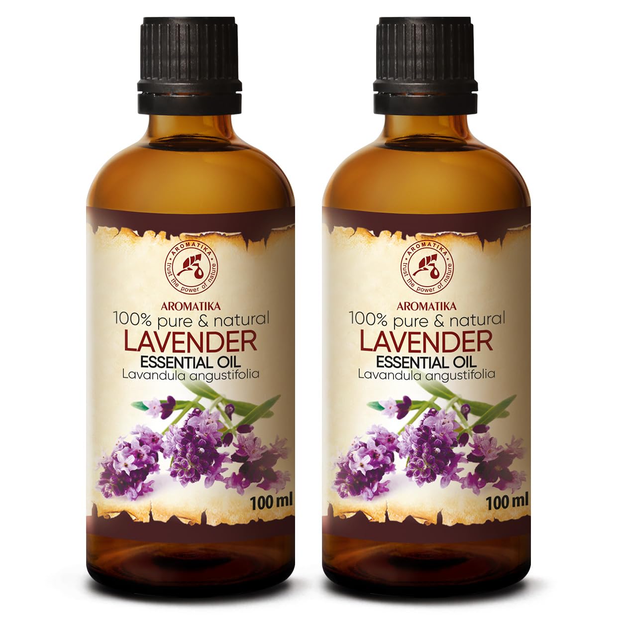 aromatika-therisches-lavendel-l-2x100-ml-lavandula-angustifolia image 1