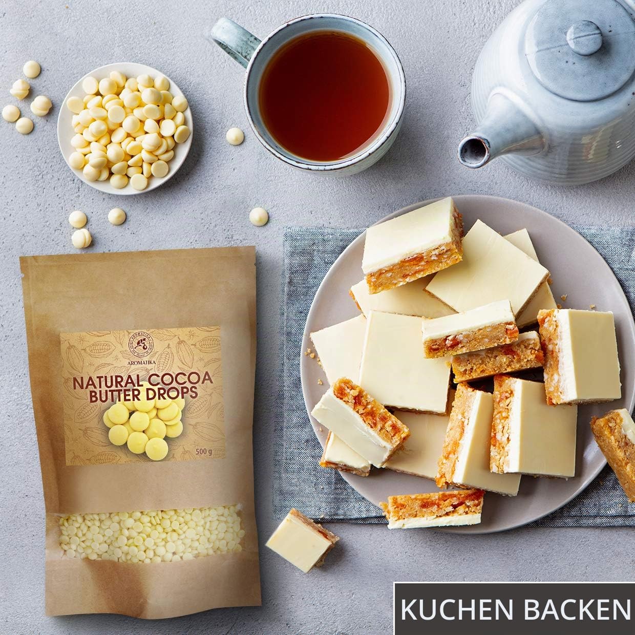 aromatika-kakaobutter-chips-500g-theobroma-cacao-lebensmittelqualit-t image 2