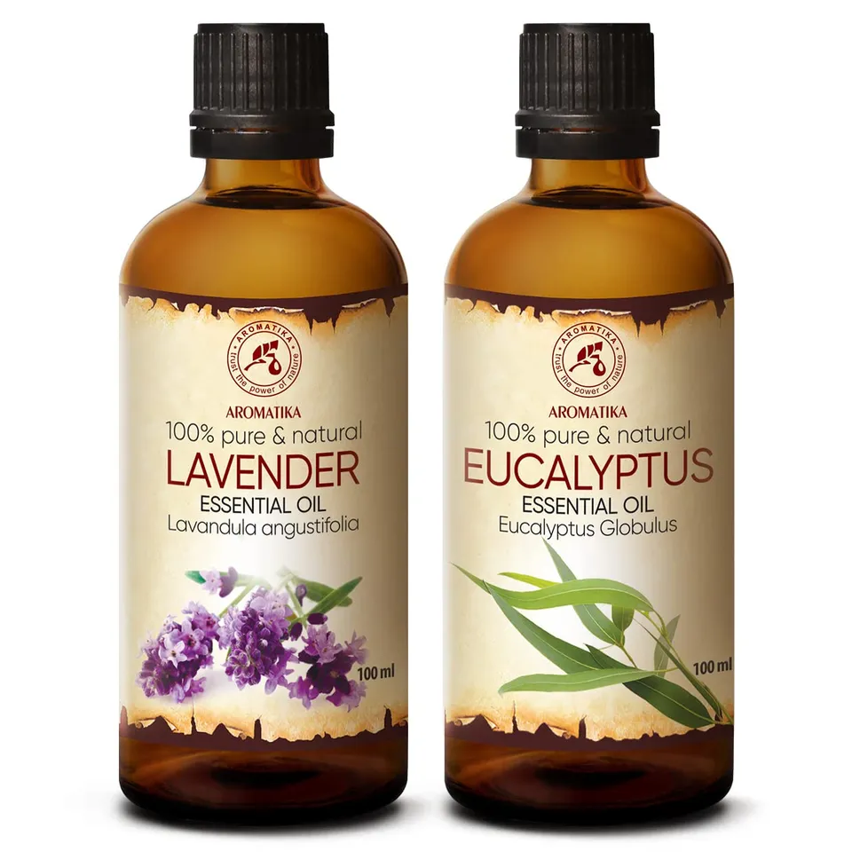 aromatika-therische-le-set-2x100ml-lavendel-eukalyptus image 1
