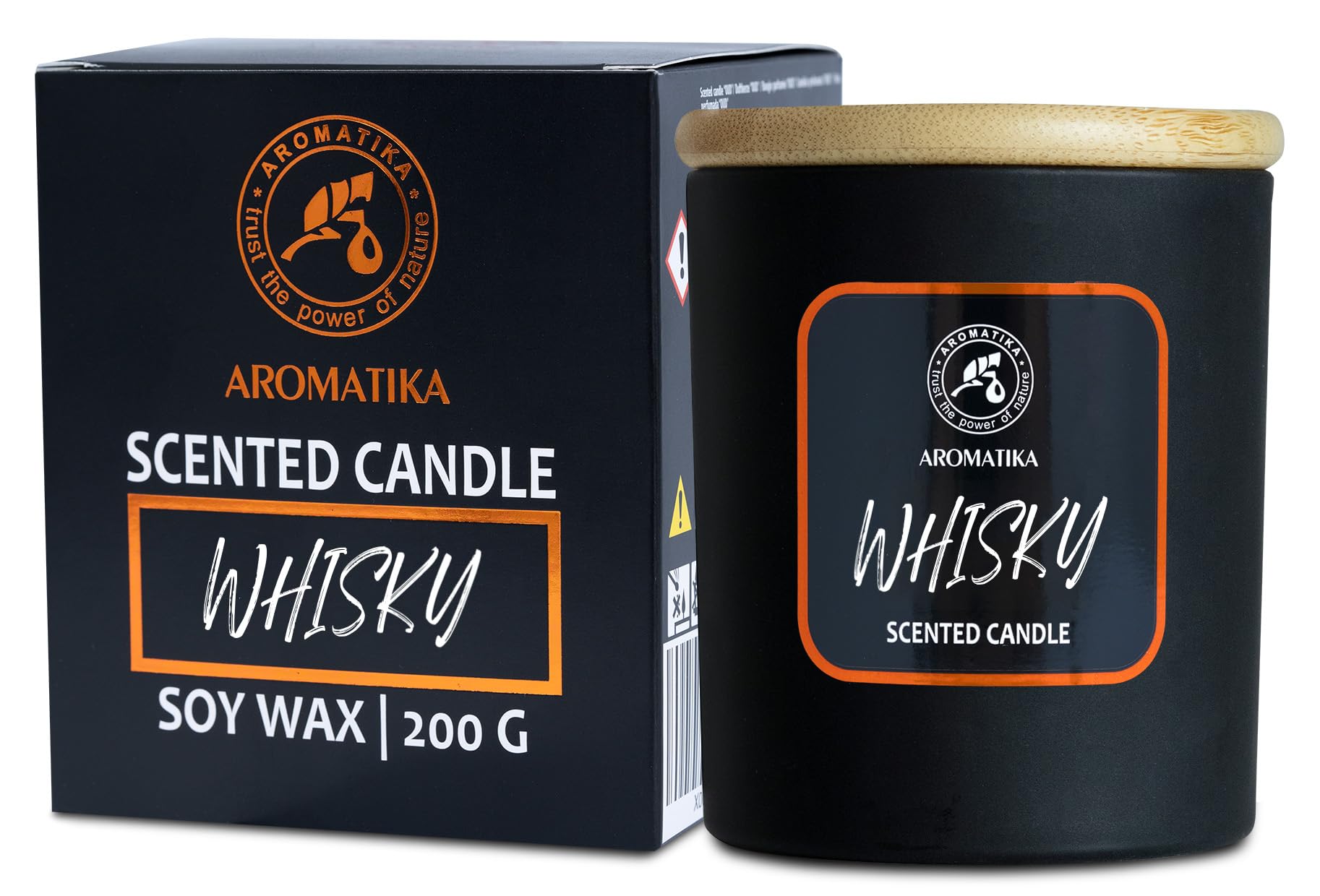 aromatika-duftkerze-whisky-200g-im-glas-sojawachskerze-mit-thymian-l-geschenk-f- image 1