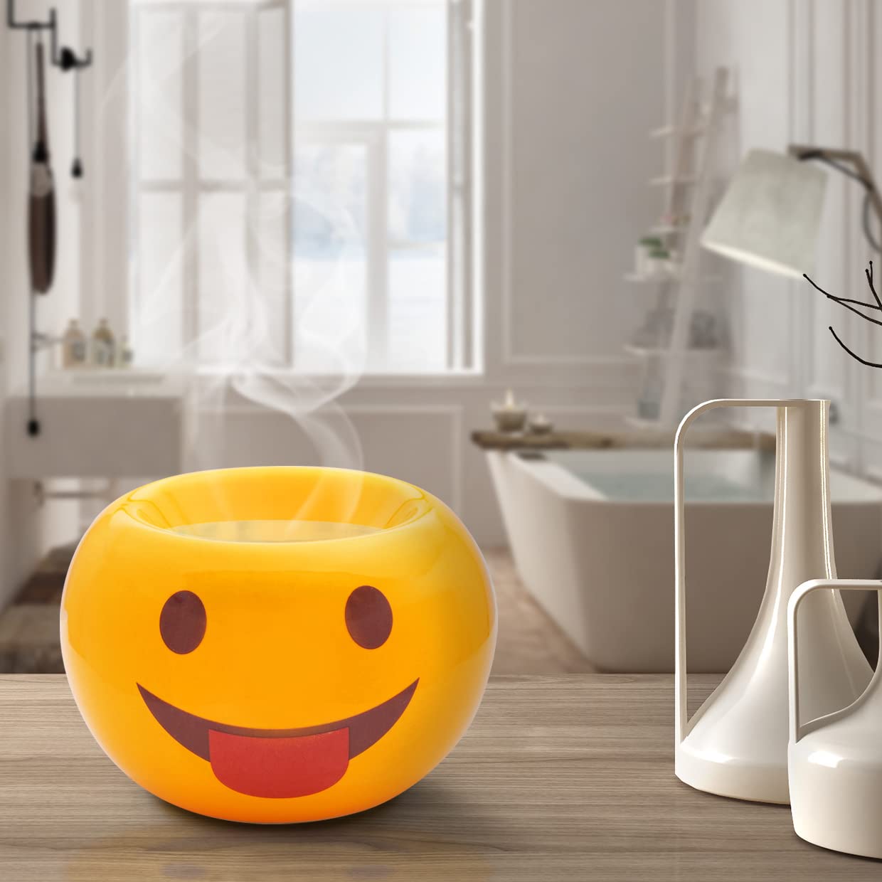 aromatika-duftlampe-smiley-keramik-aromalampe-150ml-teelichthalter image 6