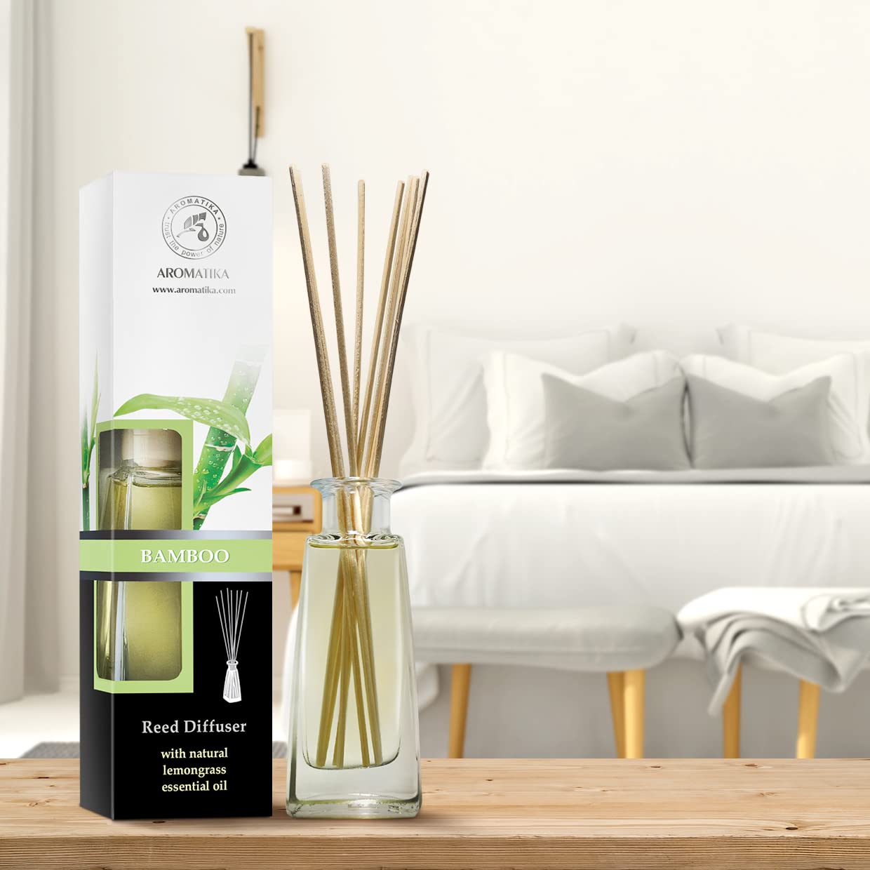 aromatika-bamboo-mit-lemongrass-raumduft-diffuser-100ml-mit-st-bchen image 5