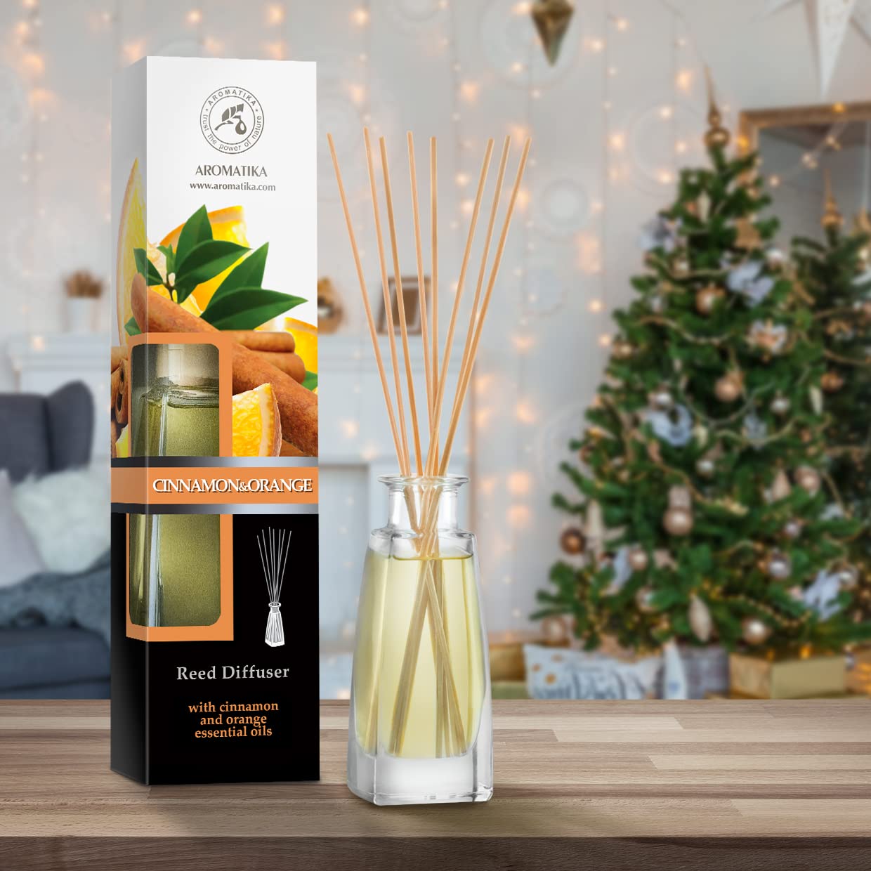 aromatika-raumduft-diffuser-zimt-orange-100-ml-mit-10-st-bchen image 2