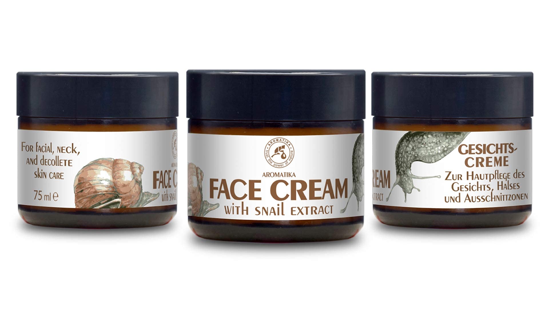 aromatika-snail-face-cream-75-ml-gesichtscreme-mit-schneckenextrakt image 5