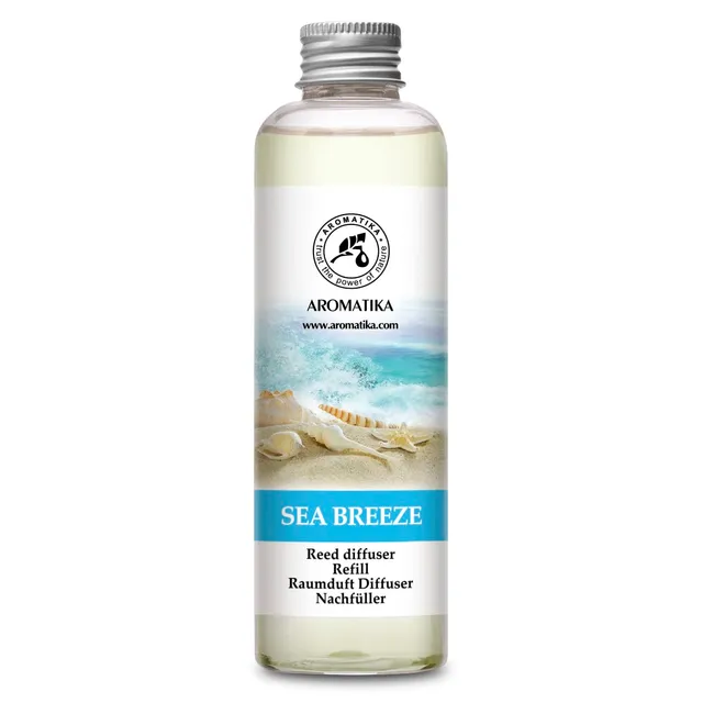 aromatika-raumduft-nachf-llflasche-meeresbrise-200ml-f-r-duftdiffusor image 1