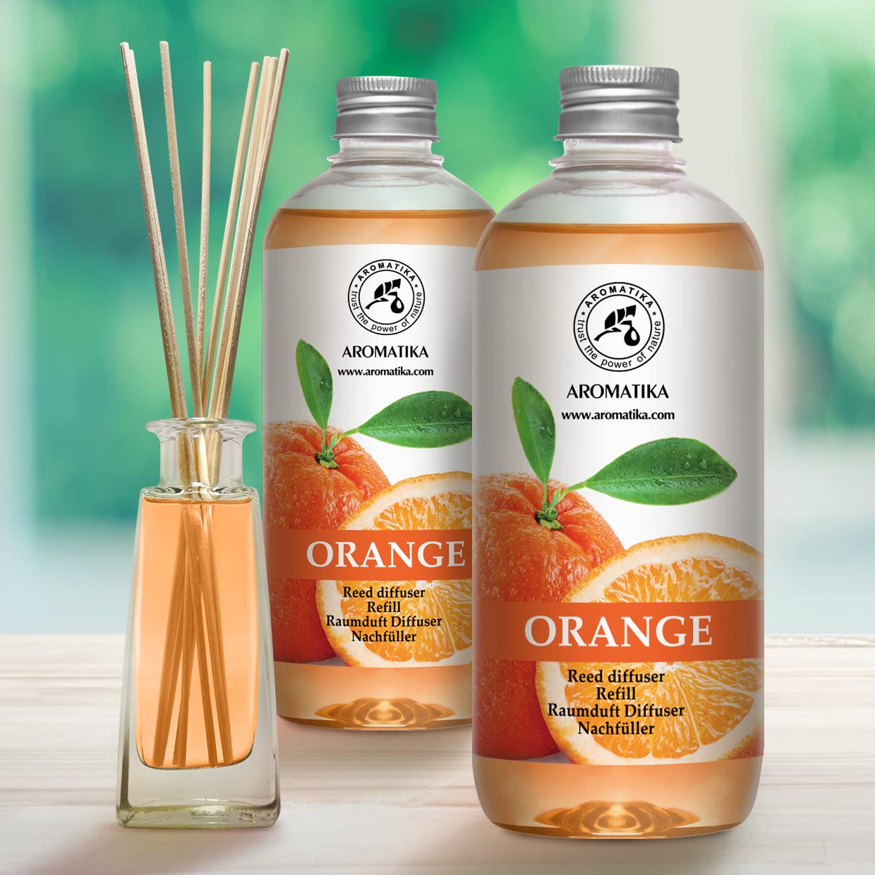 aromatika-raumduft-nachf-llflasche-orange-2x500ml-refill-zitrusduft image 3