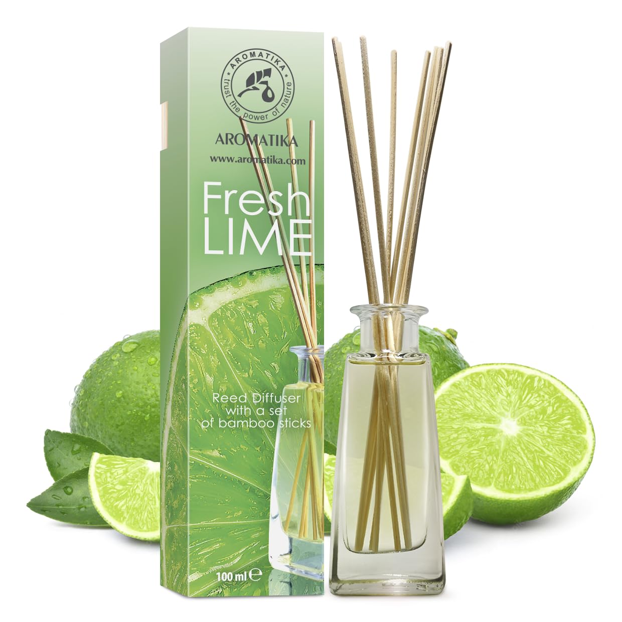 aromatika-raumduft-diffuser-limette-100-ml-mit-10-bambusst-bchen image 2