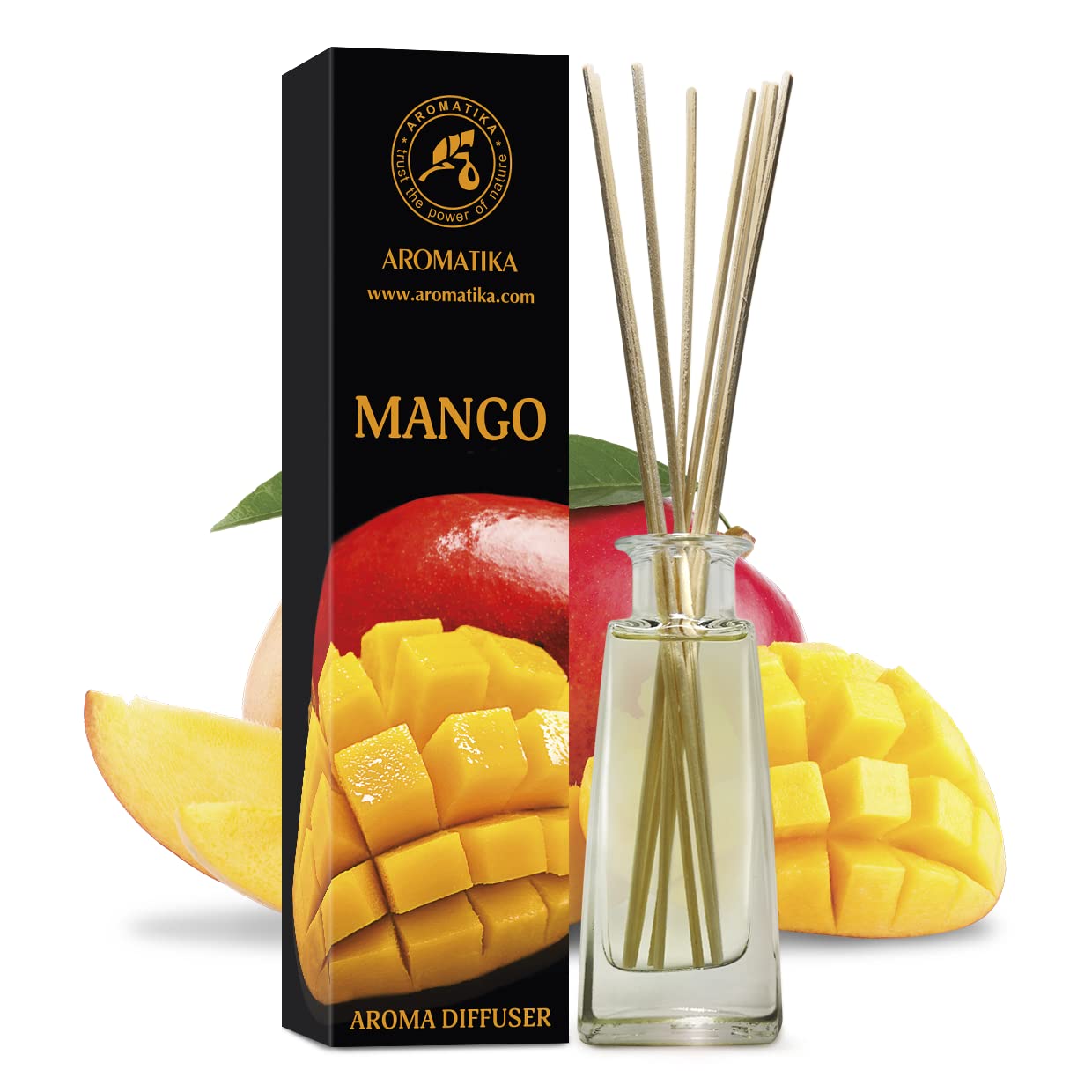 aromatika-mango-aroma-diffusor-100ml-reed-diffusor-mit-8-st-bchen image 2