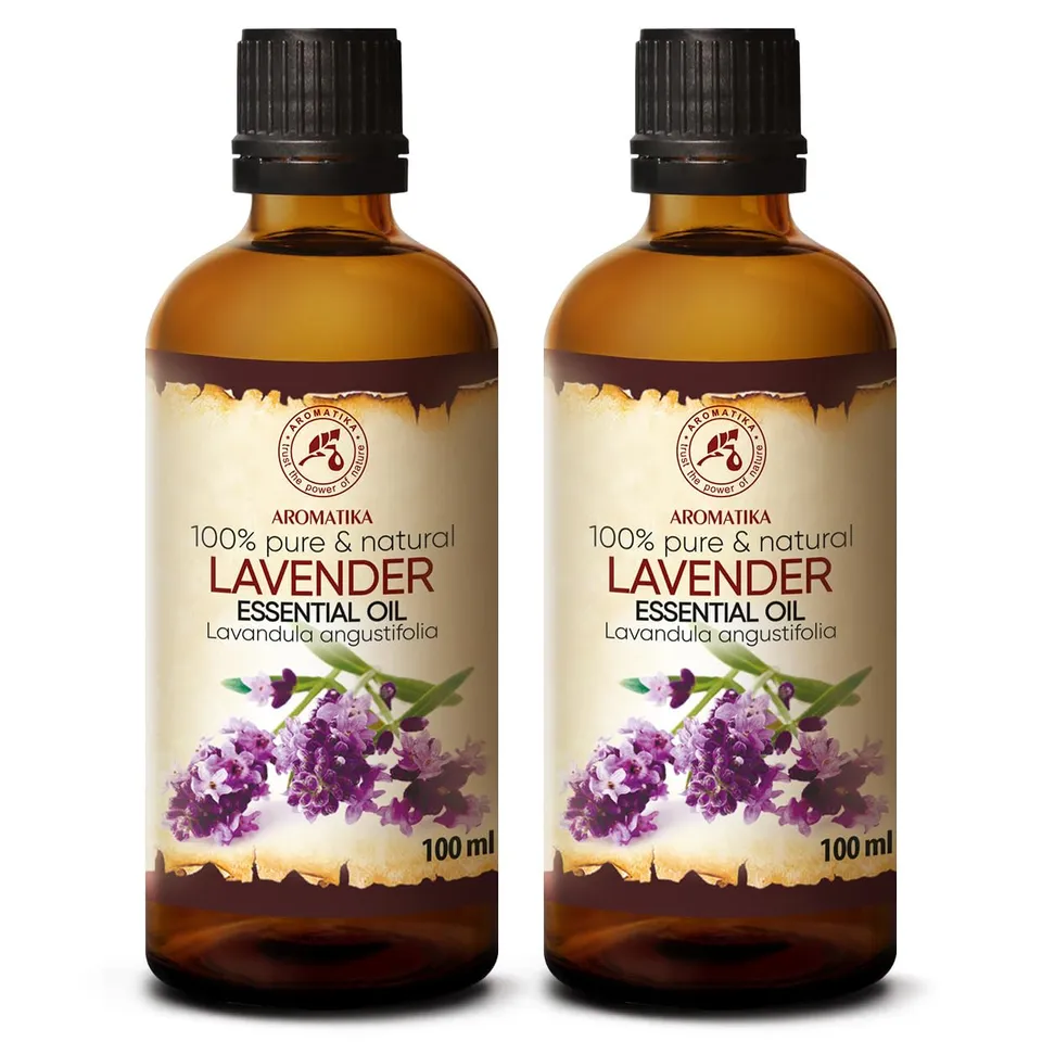aromatika-therisches-lavendel-l-2x100-ml-lavandula-angustifolia image 1