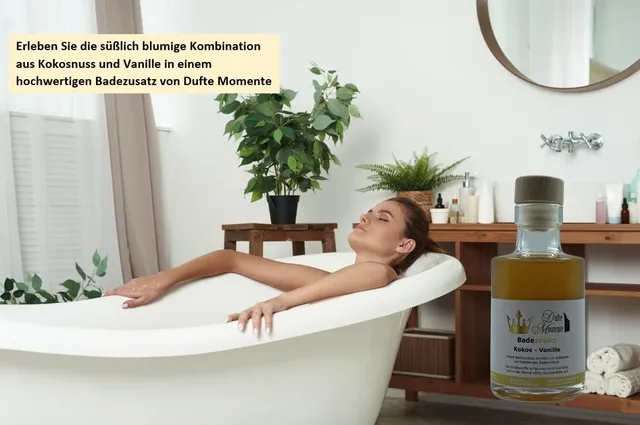 dufte-momente-bade-l-kokos-vanille-100-ml-glasflasche image 1