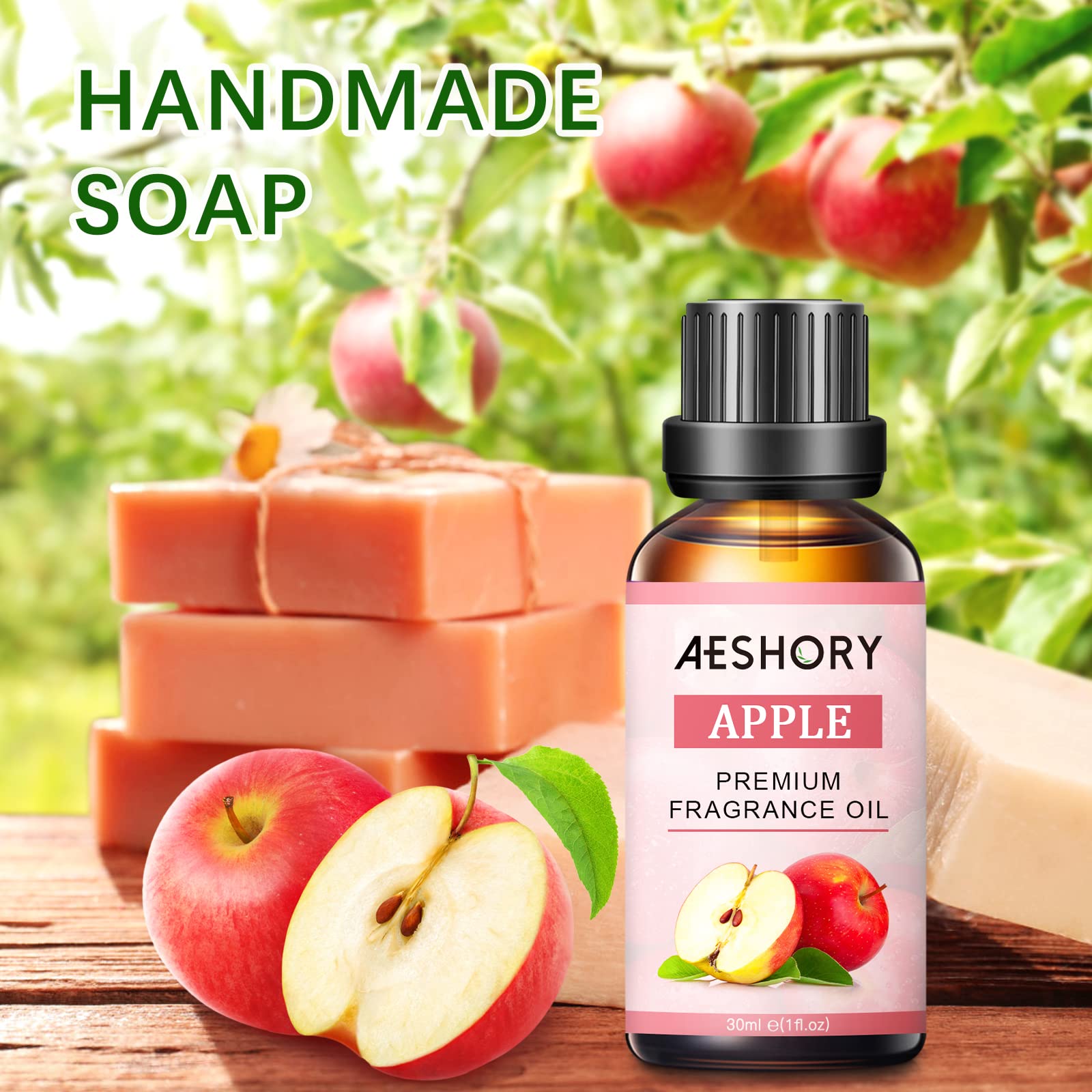 aeshory-therisches-l-apfel-30-ml-100-nat-rlich-f-r-diffuser-massage-bad-diy-kerz image 3