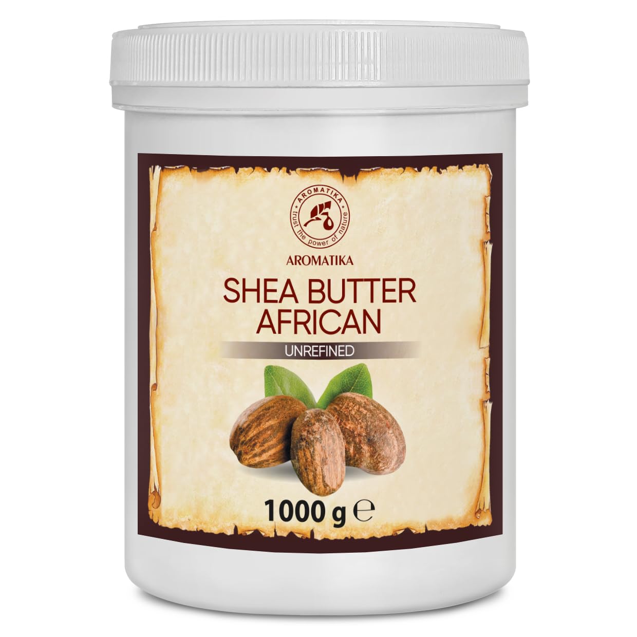aromatika-shea-butter-1000-g-kaltgepresst-unraffiniert image 1