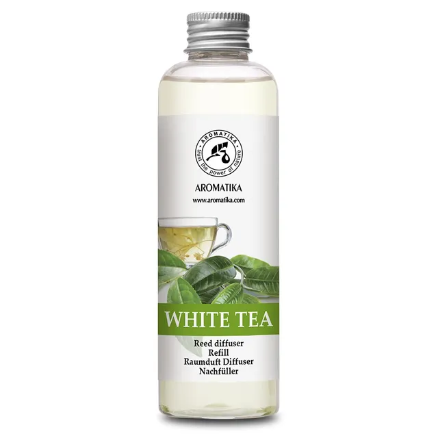 aromatika-raumduft-diffuser-nachf-ller-wei-er-tee-200-ml-reed-diffuser-refill image 1