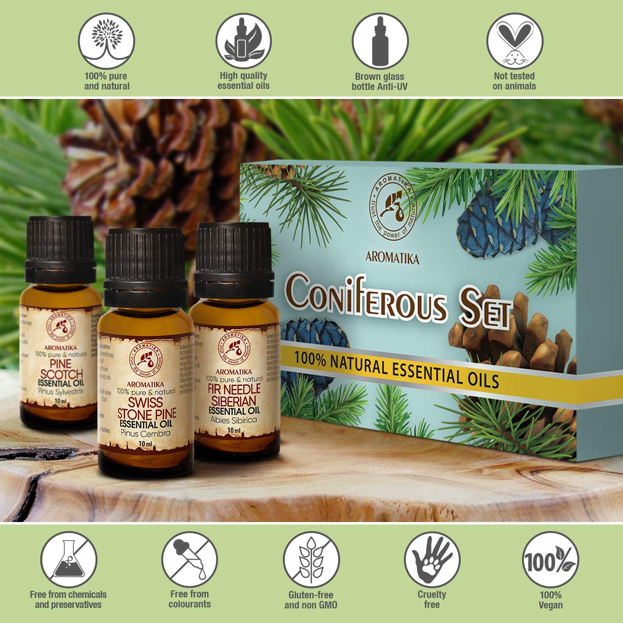 aromatika-therische-le-set-3x10ml-kiefer-fichte-pinus-cembra image 2
