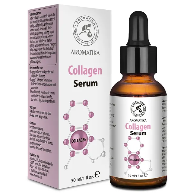 aromatika-collagen-serum-30-ml-kollagen-gesichtsserum-f-r-feuchtigkeit-glow image 1