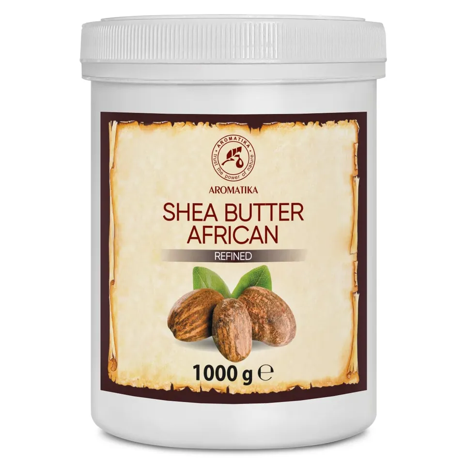 aromatika-shea-butter-1000g-raffinierte-karit-k-rperbutter image 1