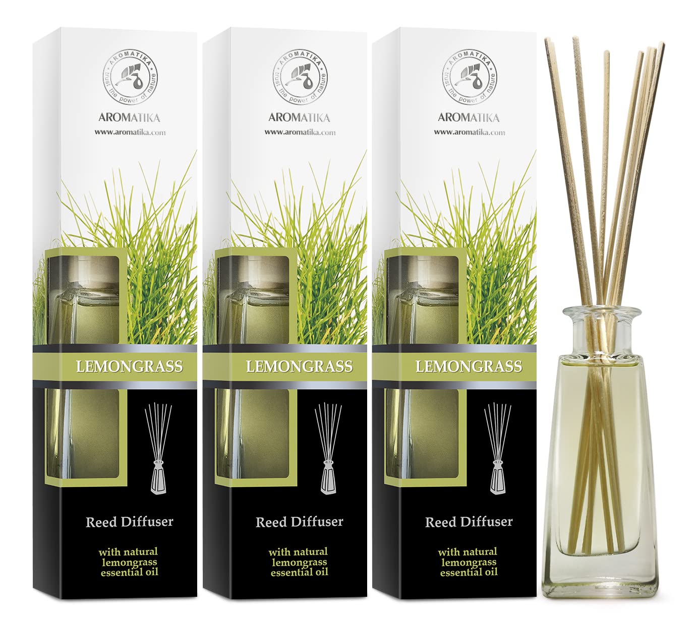 aromatika-raumduft-diffuser-zitronengras-3x100-ml-mit-bambusst-bchen image 1