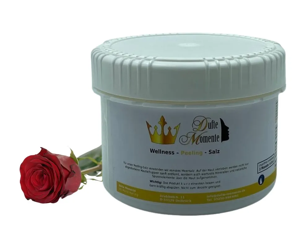dufte-momente-sauna-salz-k-rperpeeling-rose-500g-bio-meersalz-peeling-vegan image 1