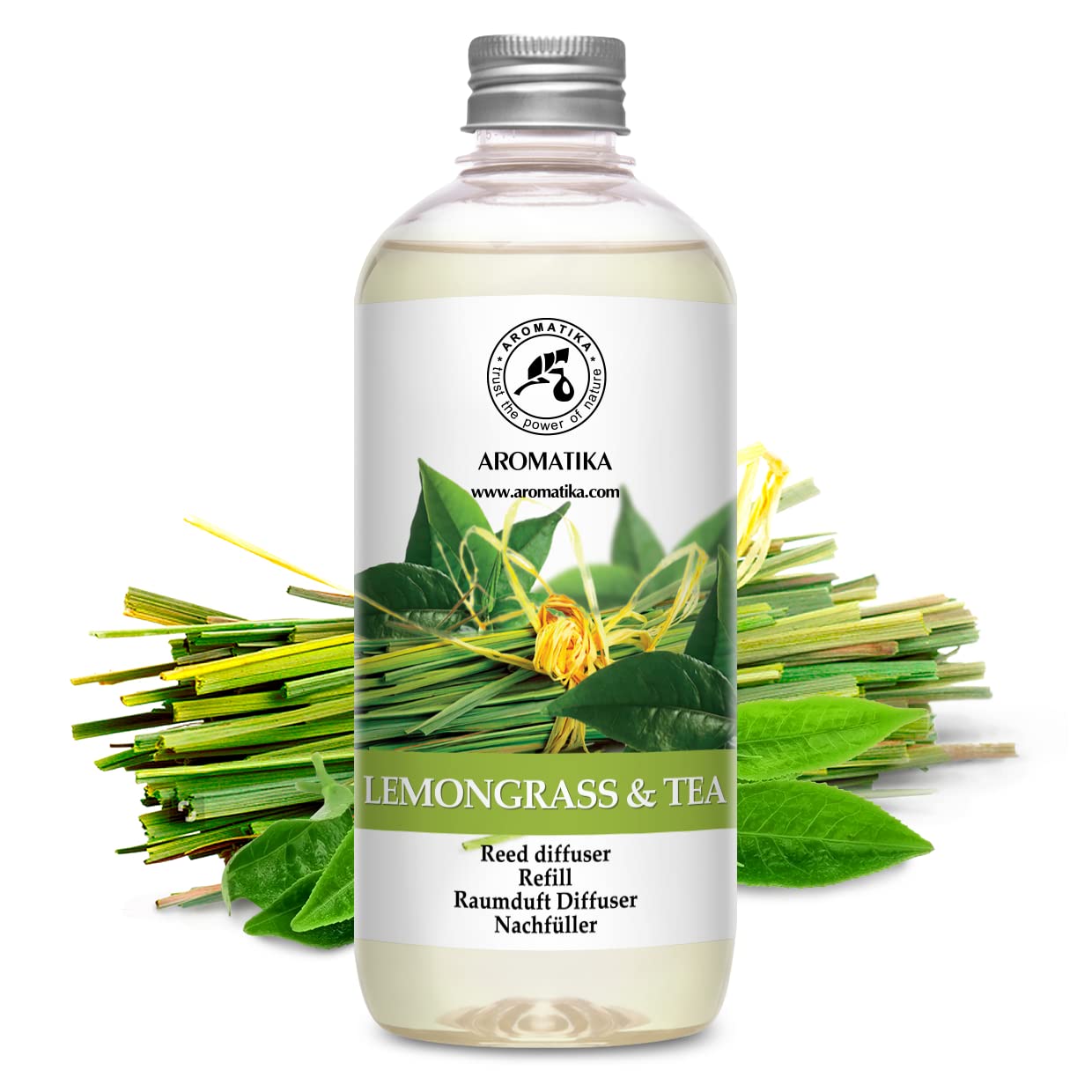 aromatika-raumduft-nachf-ller-lemongrass-tee-500-ml-reed-diffuser-refill image 2