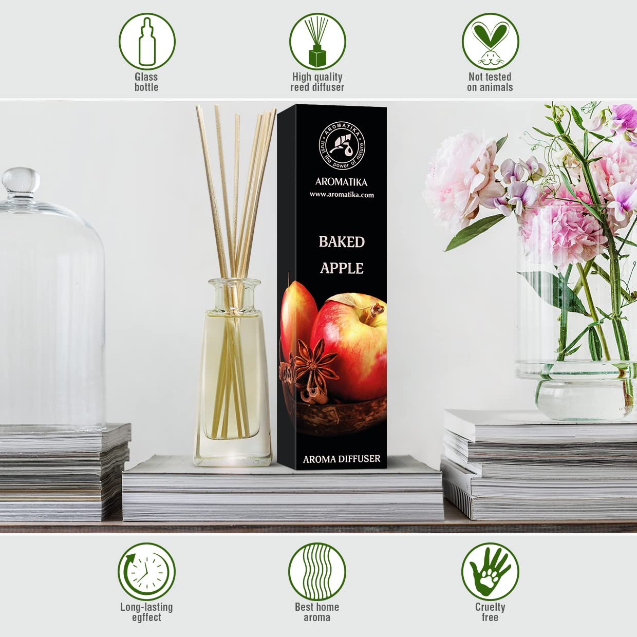 aromatika-raumduft-diffuser-bratapfel-100ml-mit-st-bchen image 4