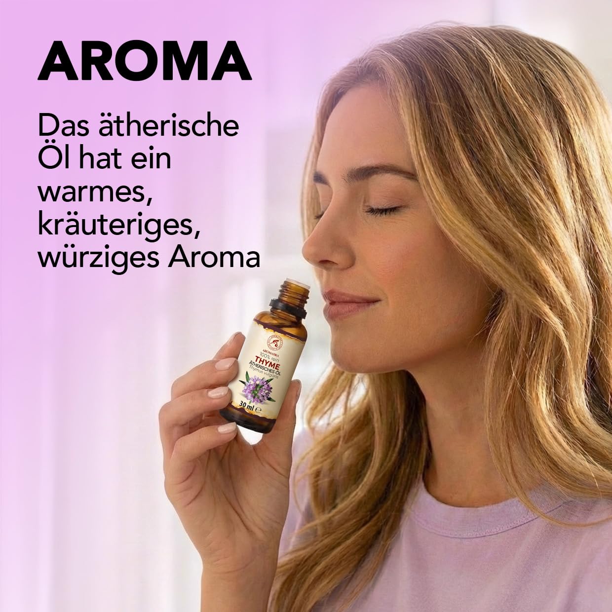 aromatika-therisches-thymian-l-thymus-vulgaris-30-ml-reines-l-f-r-diffuser-und-d image 3
