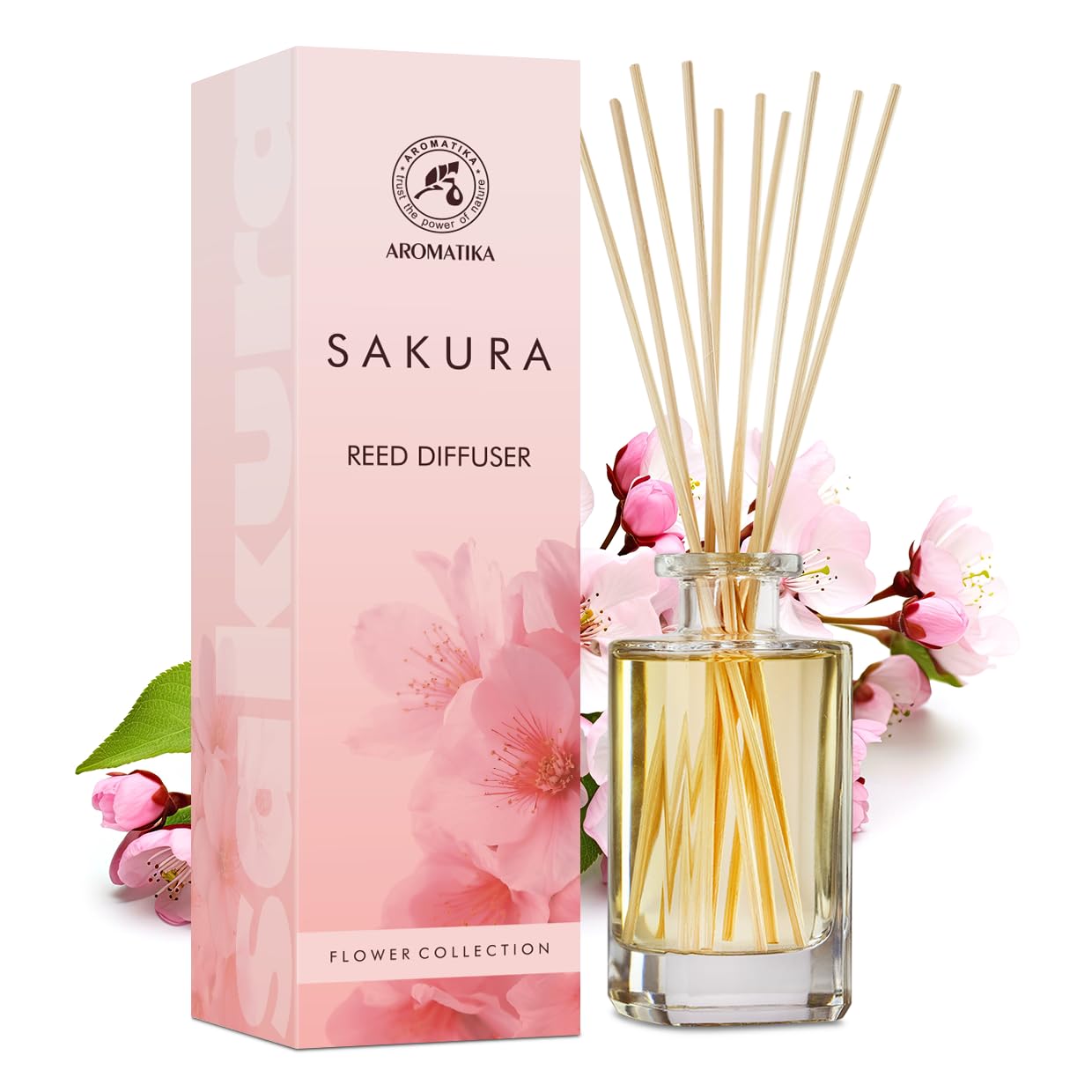 aromatika-raumduft-diffuser-sakura-140-ml-reed-diffuser-kirschbl-te-mit-st-bchen image 2