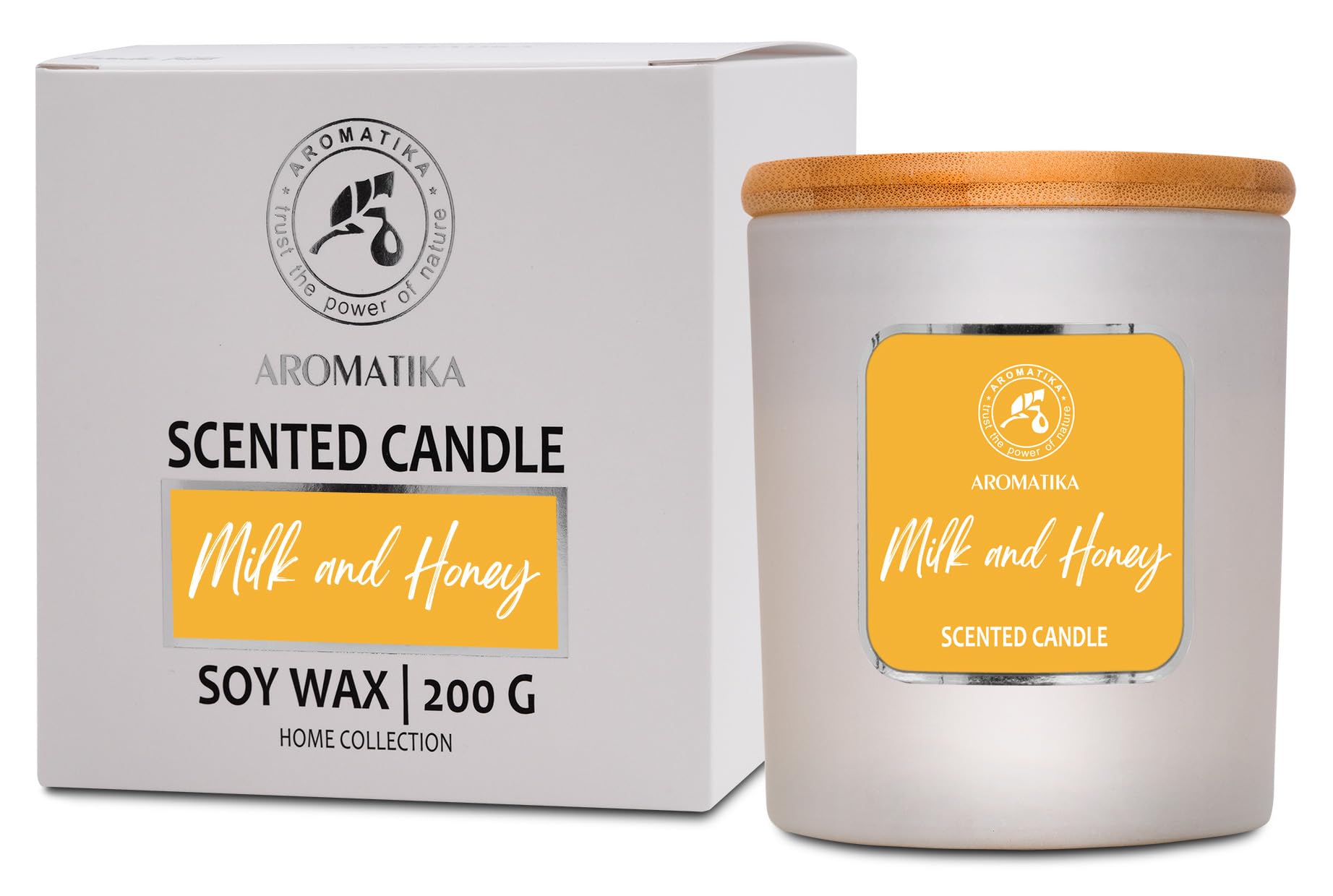 aromatika-aroma-kerze-milch-honig-200g-sojawachs-im-glas image 1