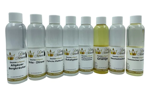 dufte-momente-saunaduft-set-8-x-250-ml-vegan-saunaaufguss-konzentrate image 1