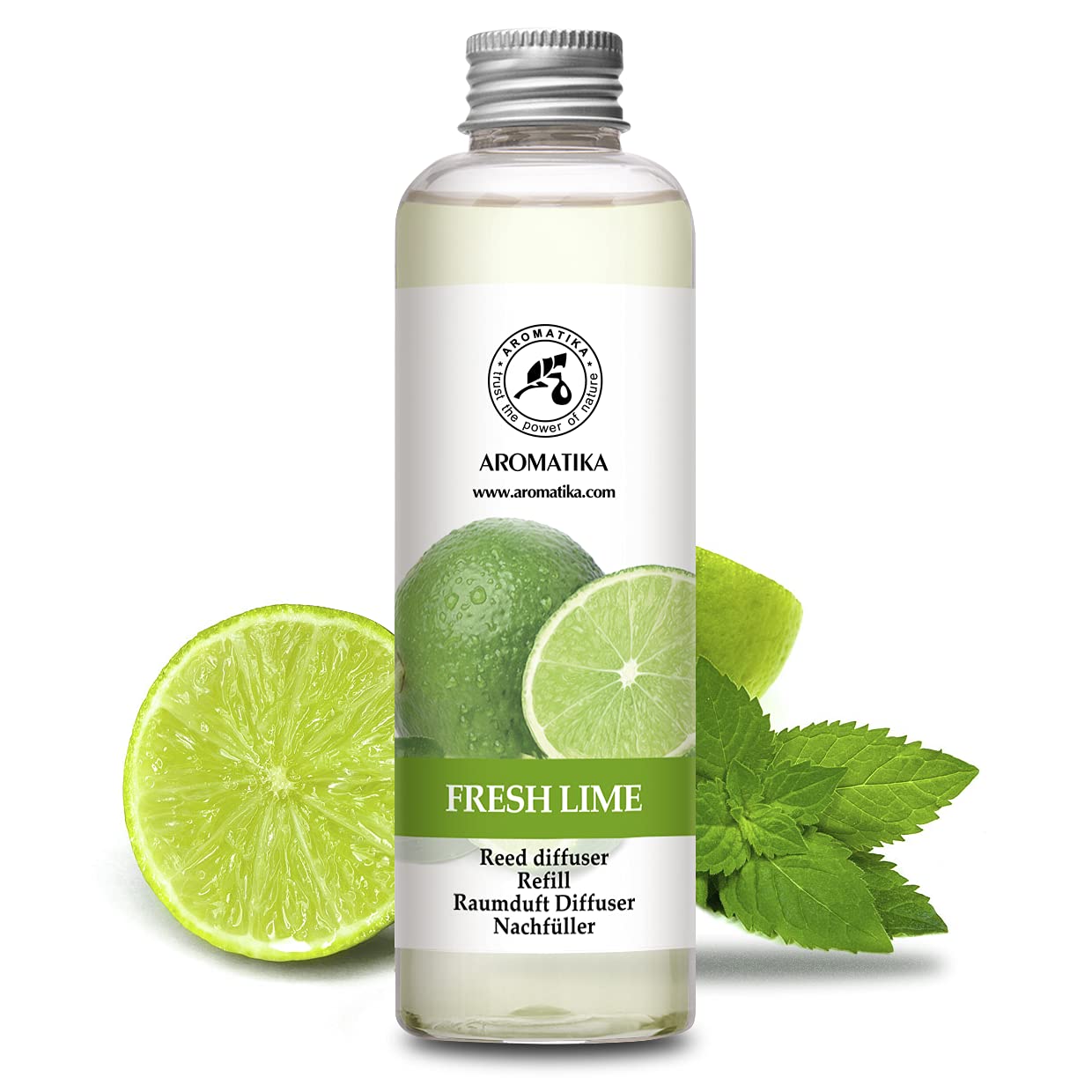 aromatika-raumduft-nachf-ller-limette-reed-diffuser-refill-200-ml image 2