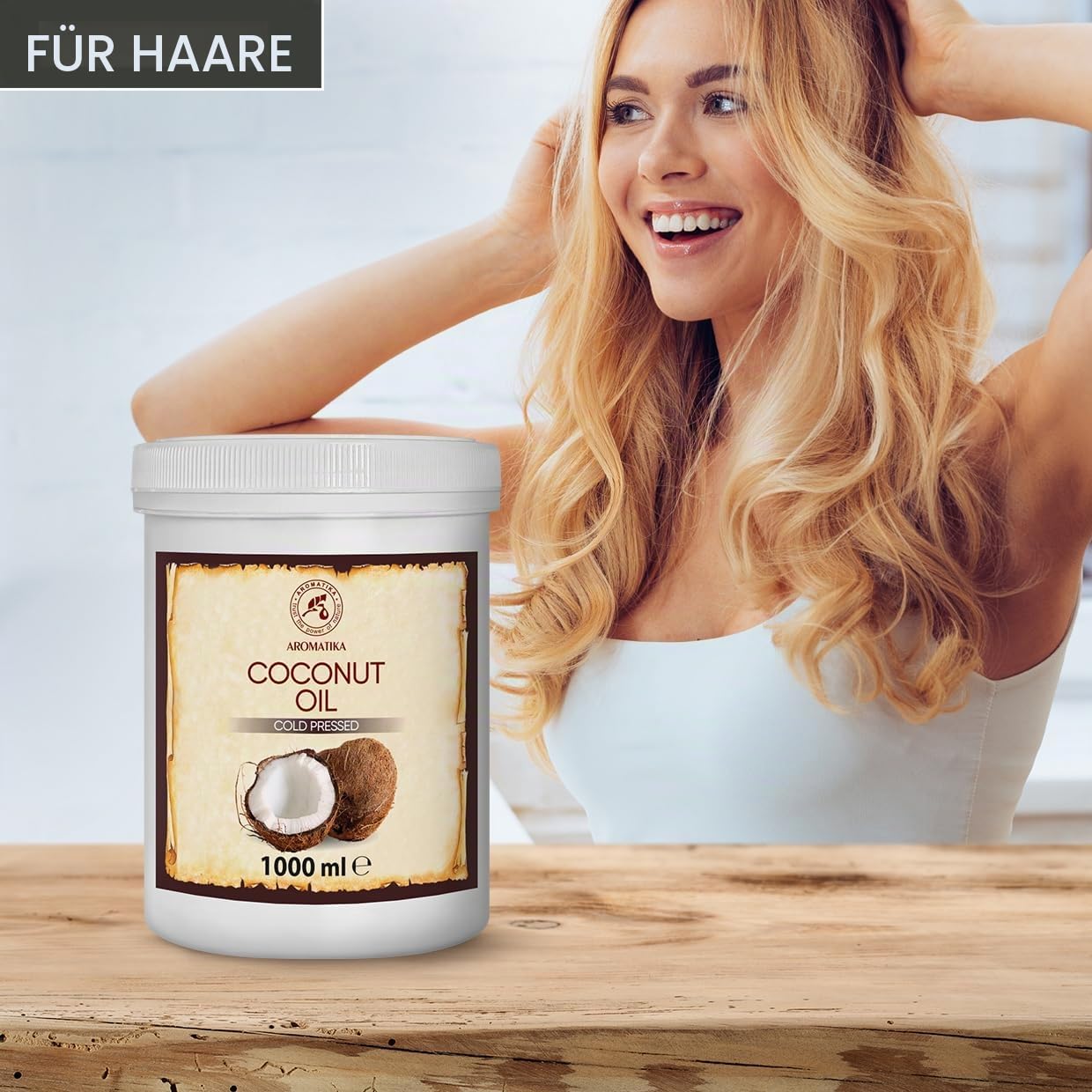 aromatika-kokos-l-1000ml-kaltgepresst-unraffiniert-cocos-nucifera-oil image 3